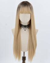 Ombre Blonde Straight Synthetic Wig HW772