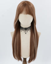 Brown Mixed Blonde Synthetic Wig HW817