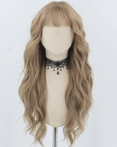 Brown curly Synthetic Wig HW675