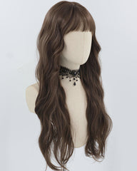 Brown Curly Synthetic Wig HW669