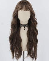Brown Curly Synthetic Wig HW627