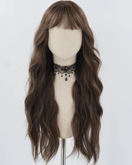 Brown Curly Synthetic Wig HW627