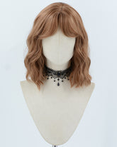 Brown Short Curly Synthetic Wig HW810