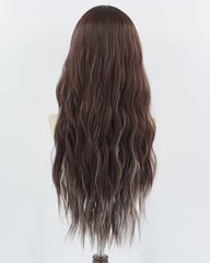 Blonde Brown Curly Synthetic Wig HW473