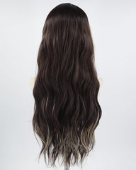 Blonde Brown Long Wavy Synthetic Wig HW297