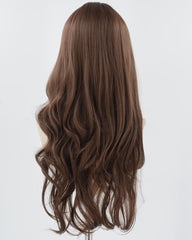 Long New Brown Synthetic Wig HW537