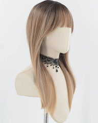 Ombre Brown Synthetic Wig HW680