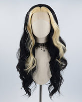 Brown Ombre Black Wavy Synthetic Lace Front Wig WW540