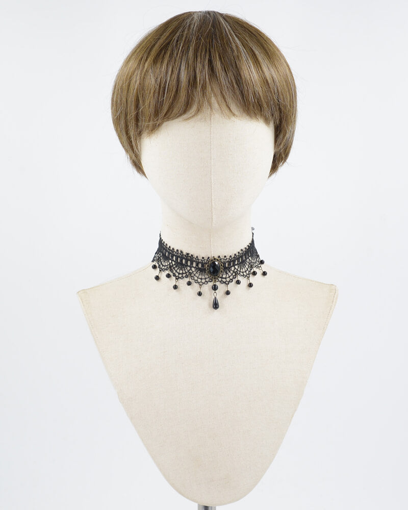 Brown Short Synthetic Wig HW457