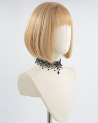 Blonde Brown Short Bob Synthetic Wig HW430