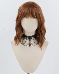 Brown Short Curly Synthetic Wig HW803