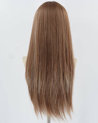 Brown Straight Synthetic Wig HW611