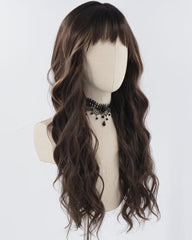 Brown Curly Synthetic Wig HW567