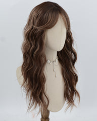 Brown Strunk Stripe Blonde Synthetic Wig HW820