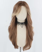 Brown Long Synthetic Wig HW741