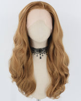 Brown Wavy Synthetic Lace Front Wig WW752