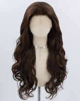 Brown Wavy Synthetic Lace Front Wig WW998