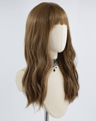 Light Brown Wavy Synthetic Wig HW326