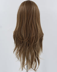 Brown Blonde Long Synthetic Lace Front Wig WW830