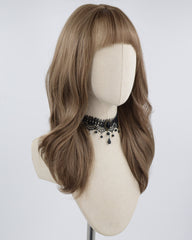 Light Brown Short Wavy Synthetic Wig HW378