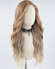 Long Brown Wavy Synthetic Wig HW444