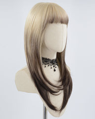 Blonde Ombre Brown Synthetic Wig HW333Blonde Ombre Brown Synthetic Wig HW333