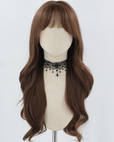 Brown Wavy Synthetic Wig HW628
