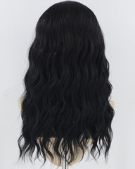 Curly Black Synthetic lace Front Wig WW298