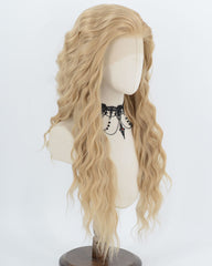 Blonde Curly Synthetic Lace Front Wig WW1088