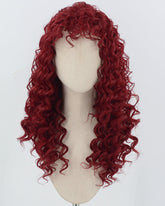 Red Curly Synthetic Wig HW684