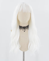 White Curly Synthetic Wig HW470