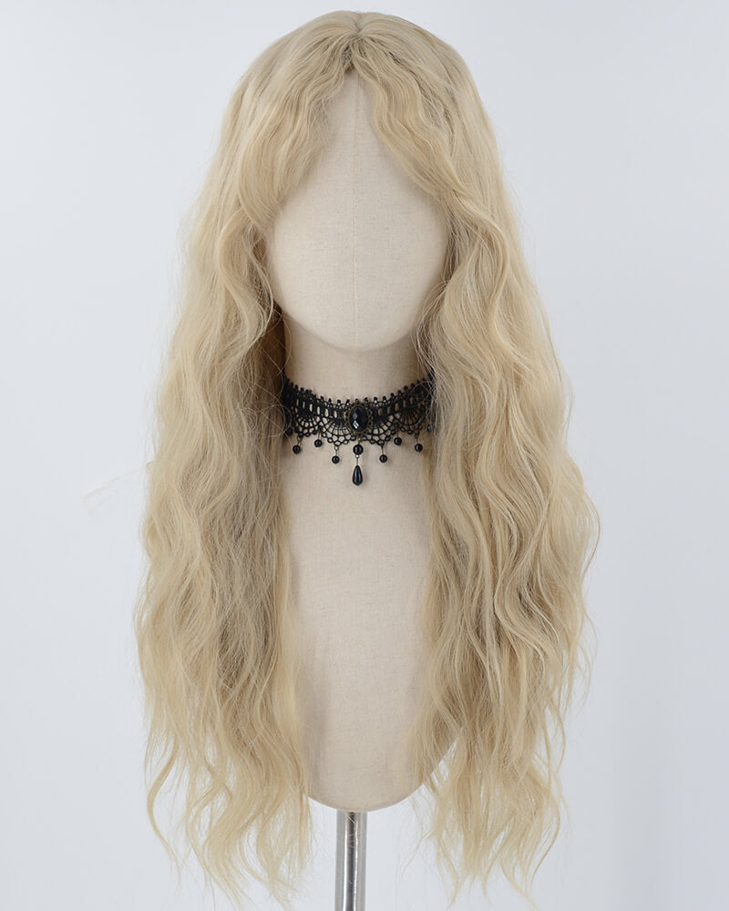Blonde Curly Synthetic Wig HW602