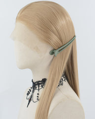 30Inch Long Dark Blonde Synthetic Lace Front Wig WW962