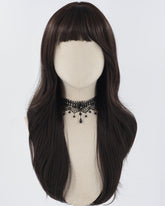 Dark Brown Natural Synthetic Wig HW562