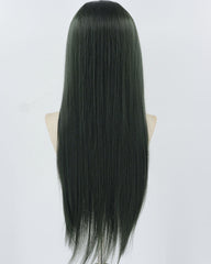 Dark Green Straight Synthetic Lace Front Wig WW1039