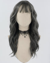 Dark Grey Wavy Synthetic Wig HW539