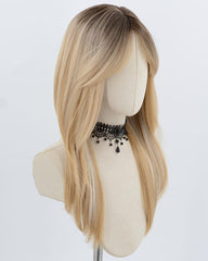 Ombre Mixed Blonde Synthetic Wig HW787