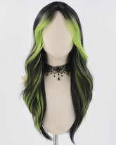 Green Black Synthetic Wig HW549