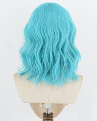 Blue Green Short Synthetic Wig HW888