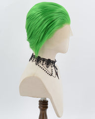 Short Synthetic Lace Front Men's Wig MW042