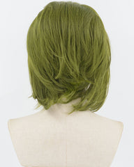 Green Short Synthetic Lace Front Wig MW020