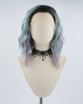 Mixed Dark Grey Synthetic Lace Front Wig WW172