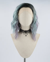 Mixed Dark Grey Synthetic Lace Front Wig WW172