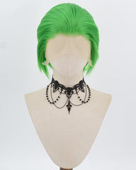 Short Synthetic Lace Front Men's Wig MW042