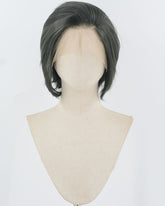 Dark Green Short Synthetic Lace Front Wig MW036