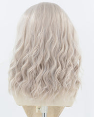Grey Curly Synthetic Lace Front Wig WW923
