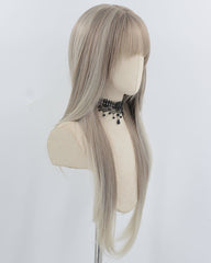 30Inch Long Grey Ombre Synthetic Wig HW763