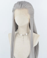 Black Straight Lace Front Men's Wig MW050