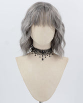 Grey Curly Short Synthetic Wig HW776
