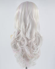Grey Mixed Color Synthetic Lace Front Wig WW590